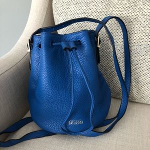 Kate Spade Saturday mini leather bucket bag